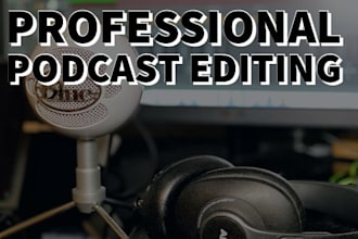 edit and mix your audio podcast episode