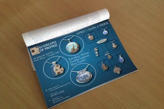 make company profile, business brochure by indesign