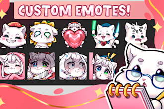 create awesome emotes  for you