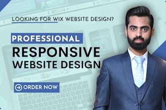 design wix website and redesign a business wix website or wix online store