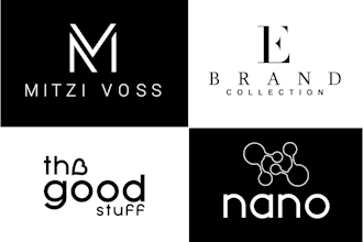 create professional  modern minimalist logo design