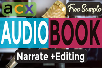 do acx audiobook narration, editing, and voiceover services