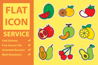 design custom flat icon