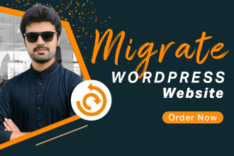 transfer, backup, clone, migrate wordpress website in 1 hour
