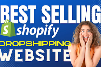create professional shopify dropshipping website