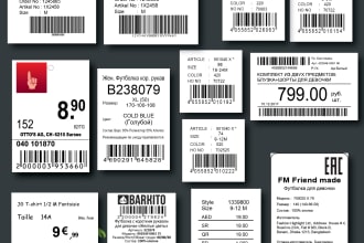 do your custom barcode and qr code sticker