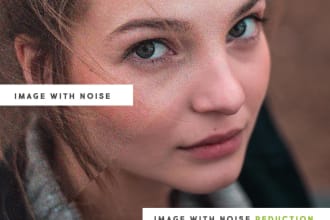 reduce the noise of your photo or retouch the face skin