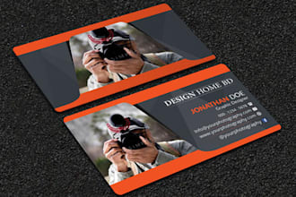 make unique business card design for you