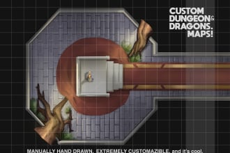 draw your dungeon and dragon customizable map