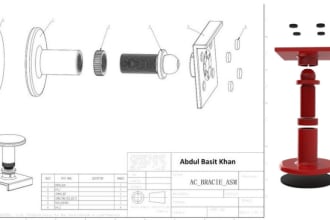 create 2d technical drawings of product or hand sketch