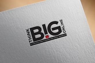 design flat logo with vector file