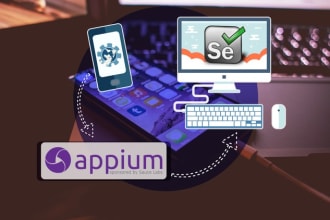 do QA mobile app testing, automation with appium with java for ios and android