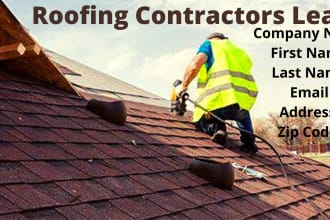 provide b2b roofing contractors leads with email and numbers
