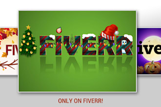 design your logo,image,poster,banner into any seasonal theme