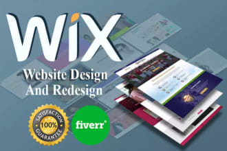 design, redesign, and fix your wix website