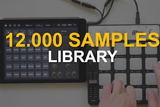 provide you 12000 drum samples from famous keyboards