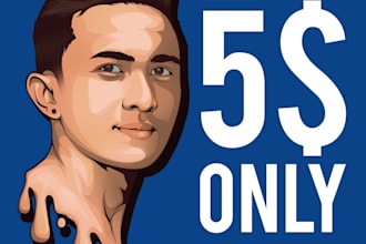 make your ordinary photo to an amazing cartoon or vector art