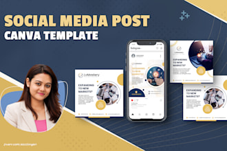 design editable canva social media posts and canva templates