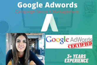 set up, manage and optimize your google adwords campaign