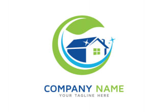 give awesome cleaning and maintenance logo design