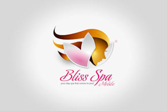 give unique perfect spa and esthetics logo design design