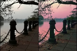 colour correction photos and edit