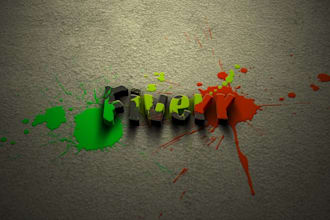create a cool 3D text for you, choose your own text and colours