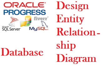 design entity relationship diagram and database using mysql