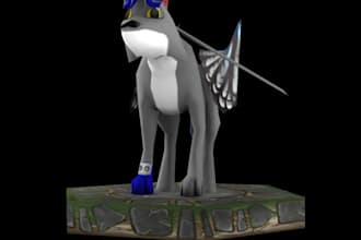 texture or create low poly 3d models