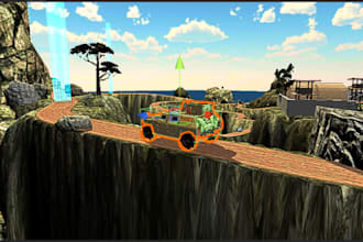 develop games 2d, 3d in unity for android, IOS
