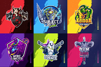 design sport, esport, mascot logo