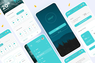 design user friendly and clean UI UX for mobile app or web
