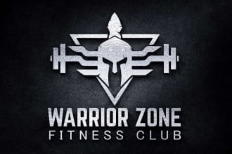 design creative gym fitness health or sports logo