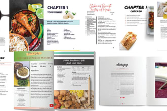 design and format cookbook and recipes book 4 you