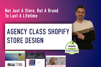 design and build your shopify ecommerce website brand or dropshipping store
