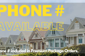 provide high quality list for real estate investors