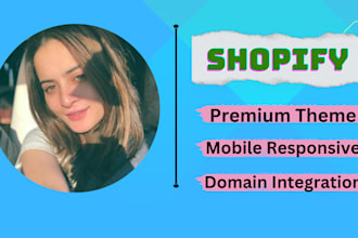 design your shopify store or shopify website