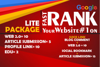 shoot your site to top google rankings with high PR quality backlinking