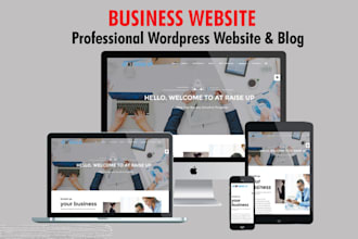 create business wordpress website design