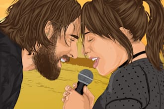 turn your photo in to a cartoon caricature