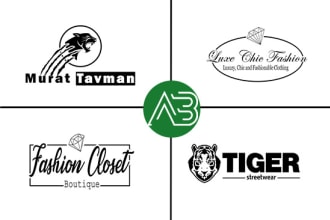 design modern urban streetwear clothing brand logo