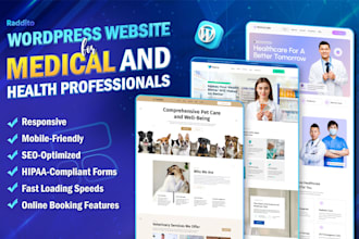 design wordpress website for medical and health professional