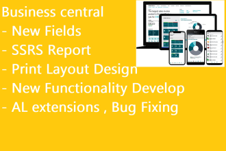 do d365 business central extension and technical development