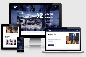 do responsive wordpress website design, business website