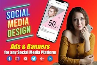 design creative digital flyer ads for you