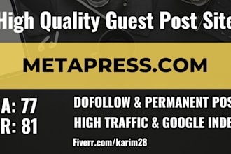 do premium guest post on metapress com