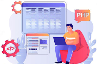 develop web applications by PHP, laravel, vue3, react js