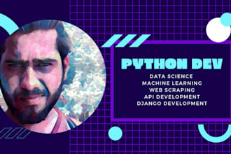 write python, django script for you