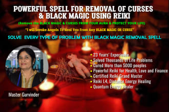 remove black magic curse using reiki