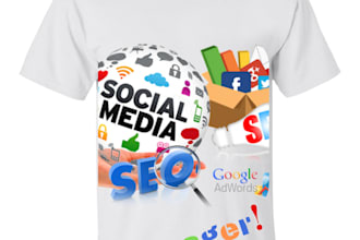 create a attractive and  professional t shirts design
